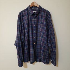 Peter Millar Ledson Autumn Soft Cotton Sportshirt Mens MF22W13UBL AFIG Size 2XL